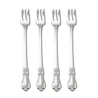 Oneida Vanessa Set of 4 Seafood / Oyster Forks 18/8 Stainless 6"